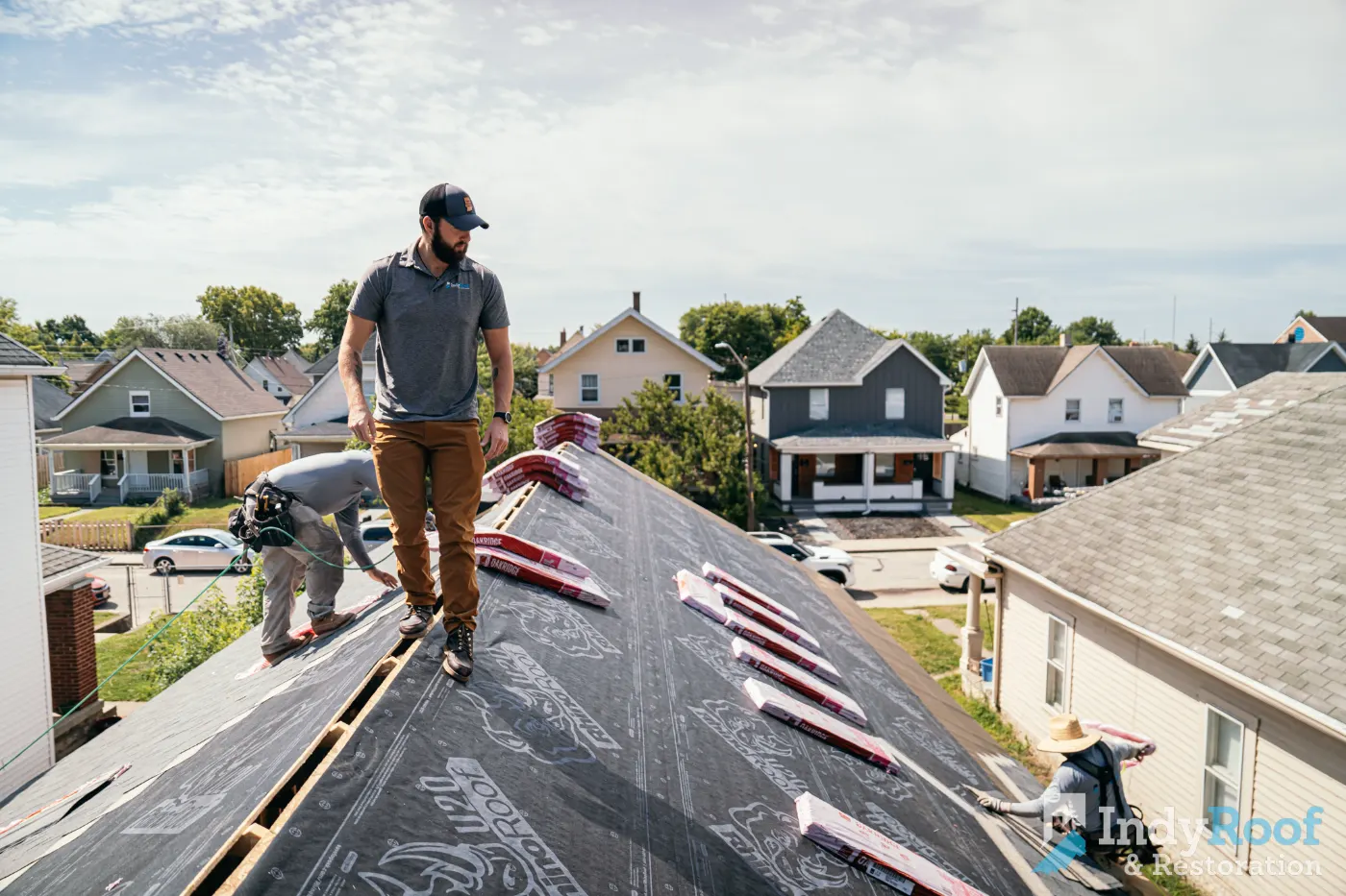 Commercial roof inspection documented in Kennard